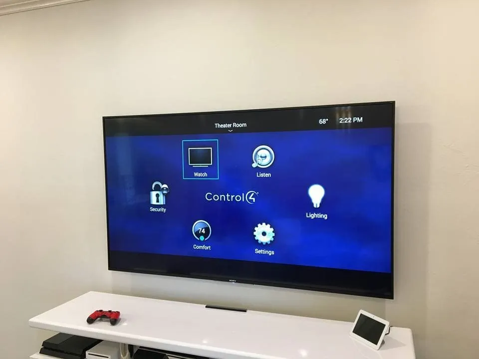 Slide of Integrated Security & AV Automation