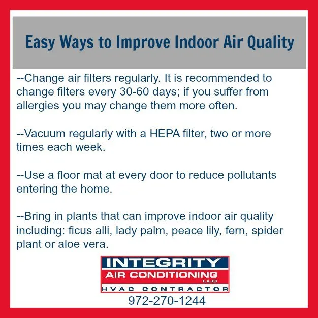 Slide of Integrity Air Conditioning