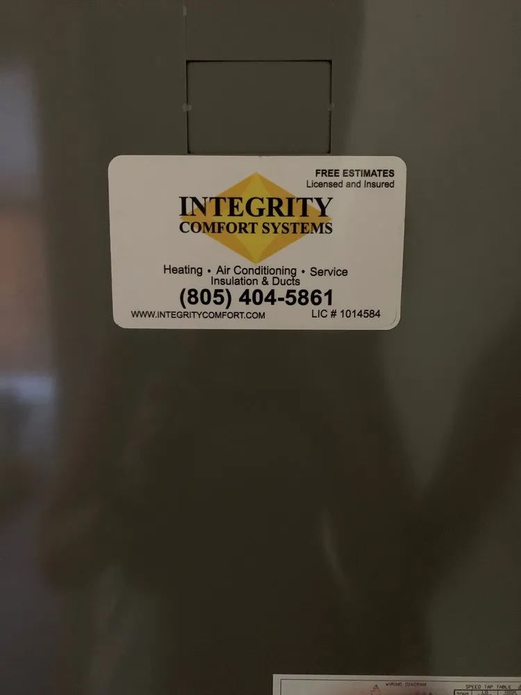 Slide of Integrity Comfort Systems