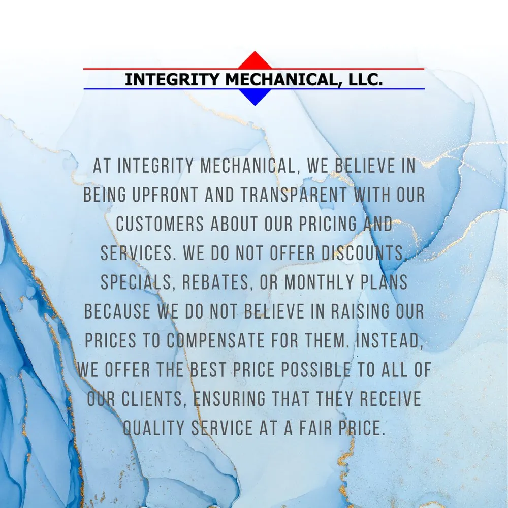Slide of Integrity Mechanical LLC