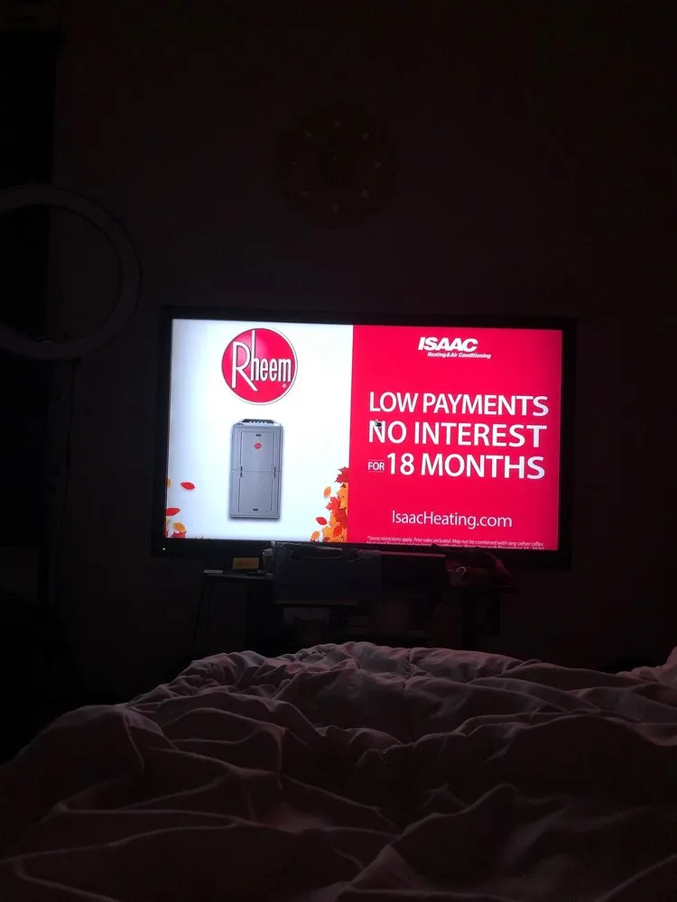 Slide of Isaac Heating and Air Conditioning