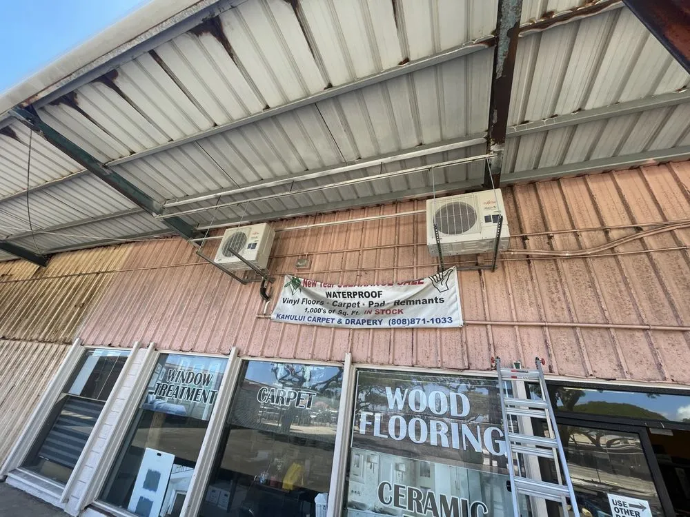 Slide of Island App & Air Conditioning