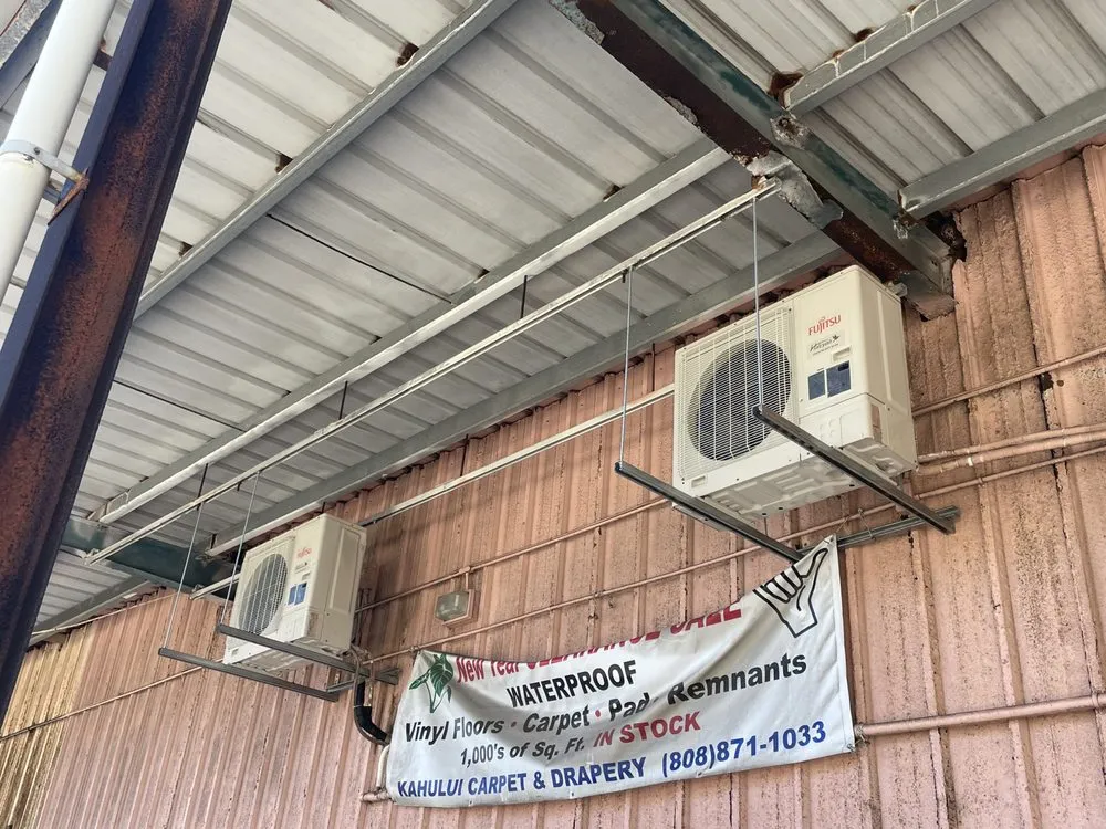 Slide of Island App & Air Conditioning