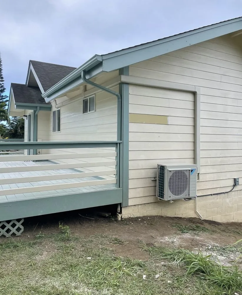 Slide of Island App & Air Conditioning