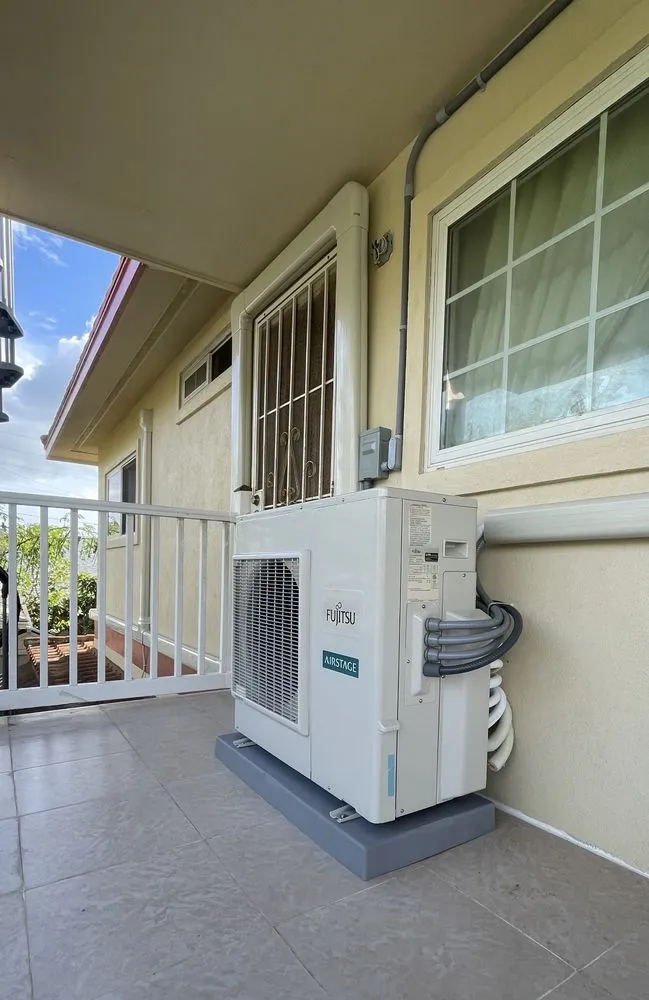 Slide of Island App & Air Conditioning