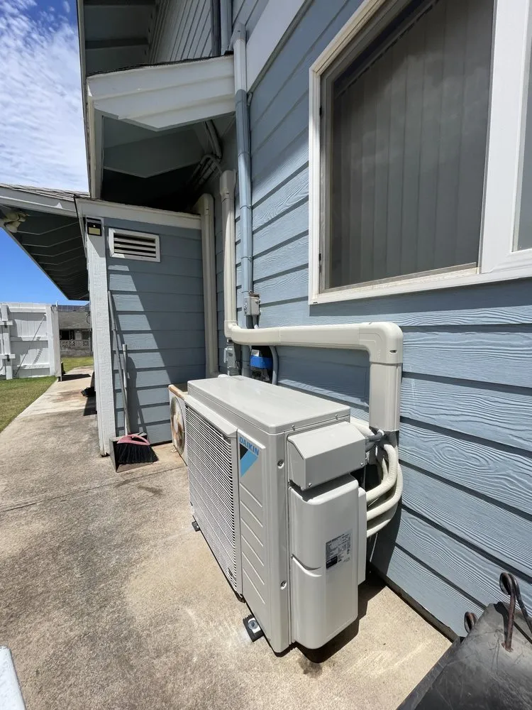Slide of Island App & Air Conditioning