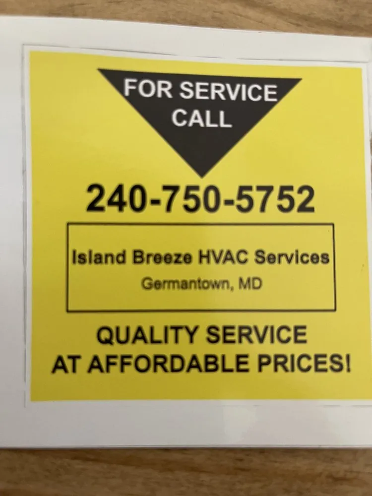 Slide of Island Breeze Germantown MD HVAC Services