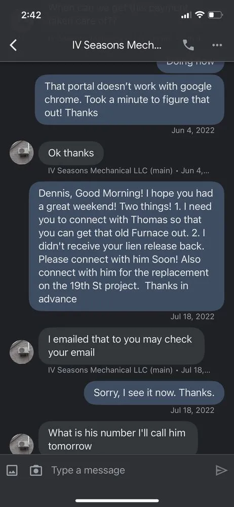 Slide of IV Seasons Mechanical