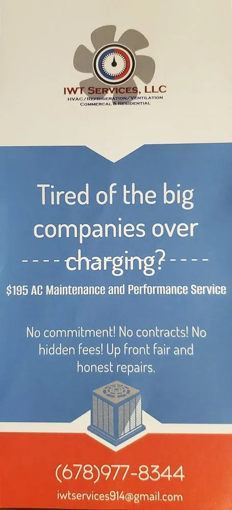 Slide of IWT Services