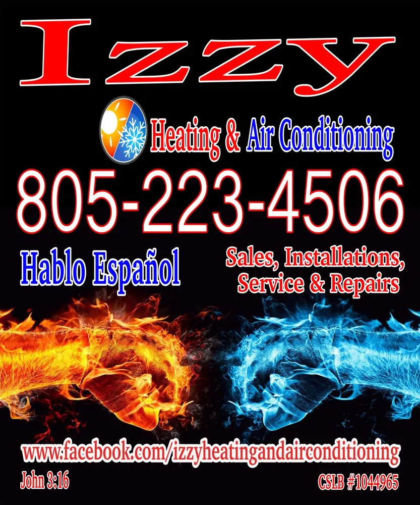 Slide of Izzy Heating & Air Conditioning