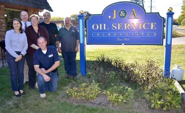 J & A Oil Service Logo