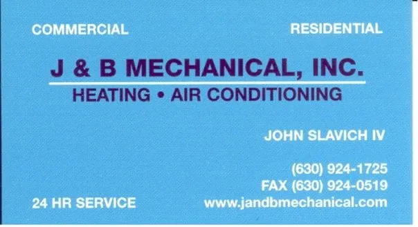 Slide of J & B Mechanical Systems