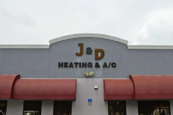 J & D Heating & Air Conditioning Logo