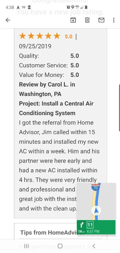 Slide of J & J Heating & Air Conditioning