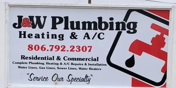 J & W Plumbing Heating & A/C Logo