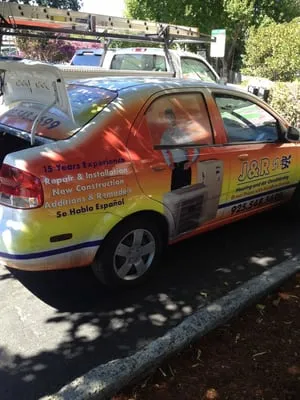 J and R Air Conditioning Logo