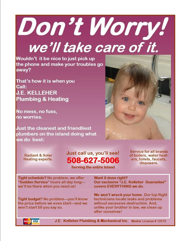 Slide of J E Kelleher Plumbing & Mechanical