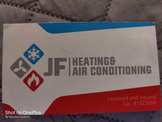 J F Heating And Air Conditioning