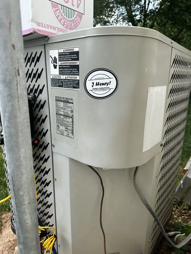 Slide of J Henry Mechanical Heating and Cooling