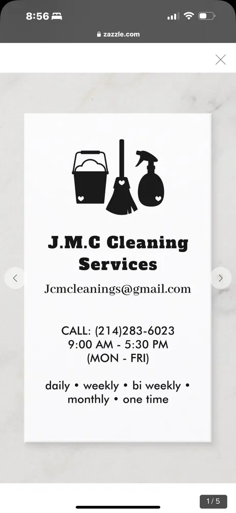 Slide of J M C Cleaning Services