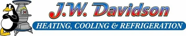 J W Davidson Heating, Cooling, & Refrigeration Logo