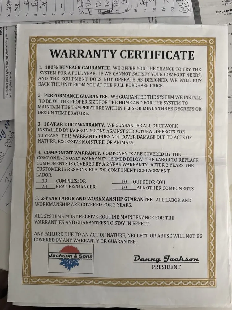 Slide of Jackson & Sons