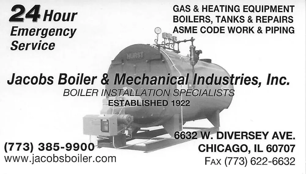 Slide of Jacobs Boiler & Mechanical Industries