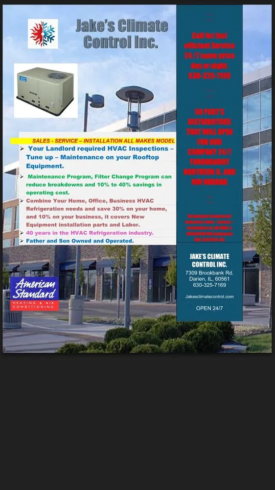 Slide of Jake's Climate Control