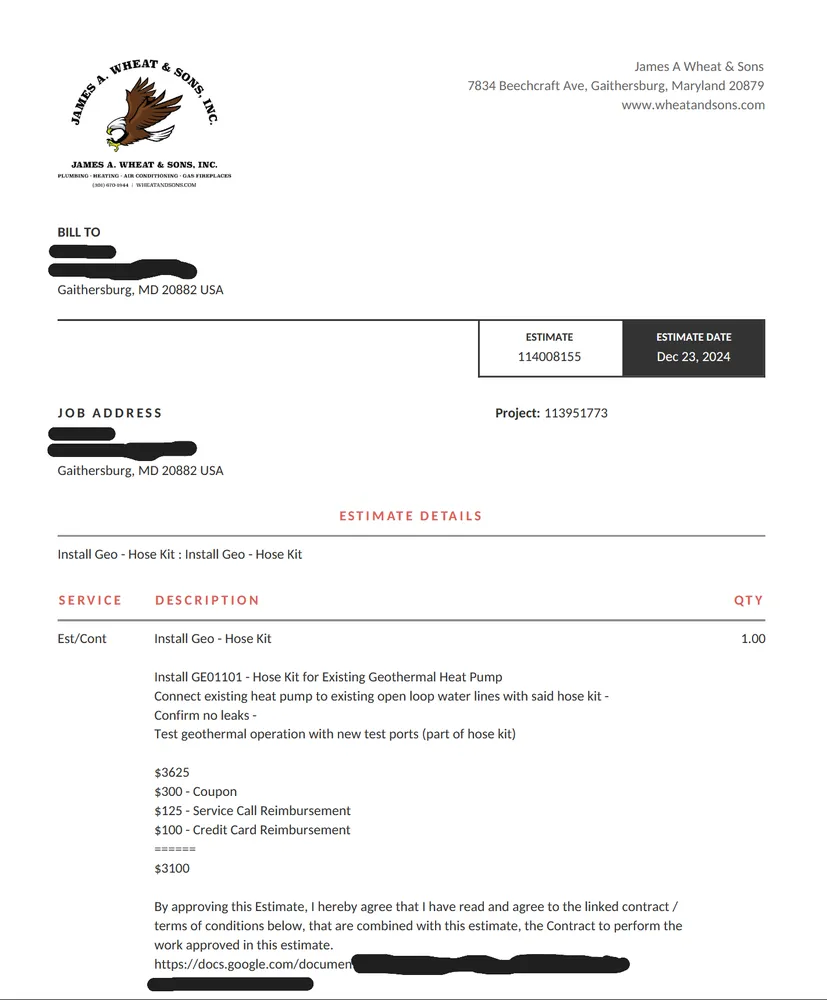 Slide of James A Wheat & Sons