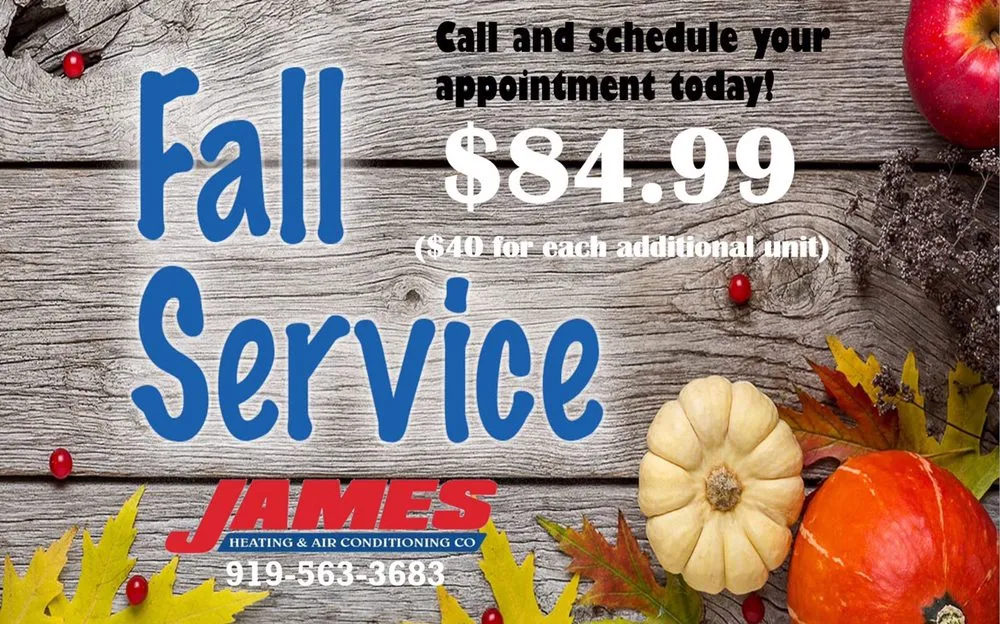 Slide of James Heating & Air Conditioning