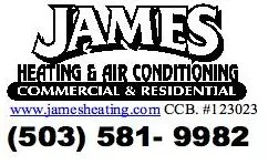 Slide of James Heating & Air Conditioning
