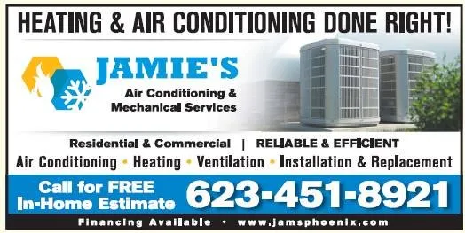 Jamie's Air Conditioning and Mechanical Services Logo