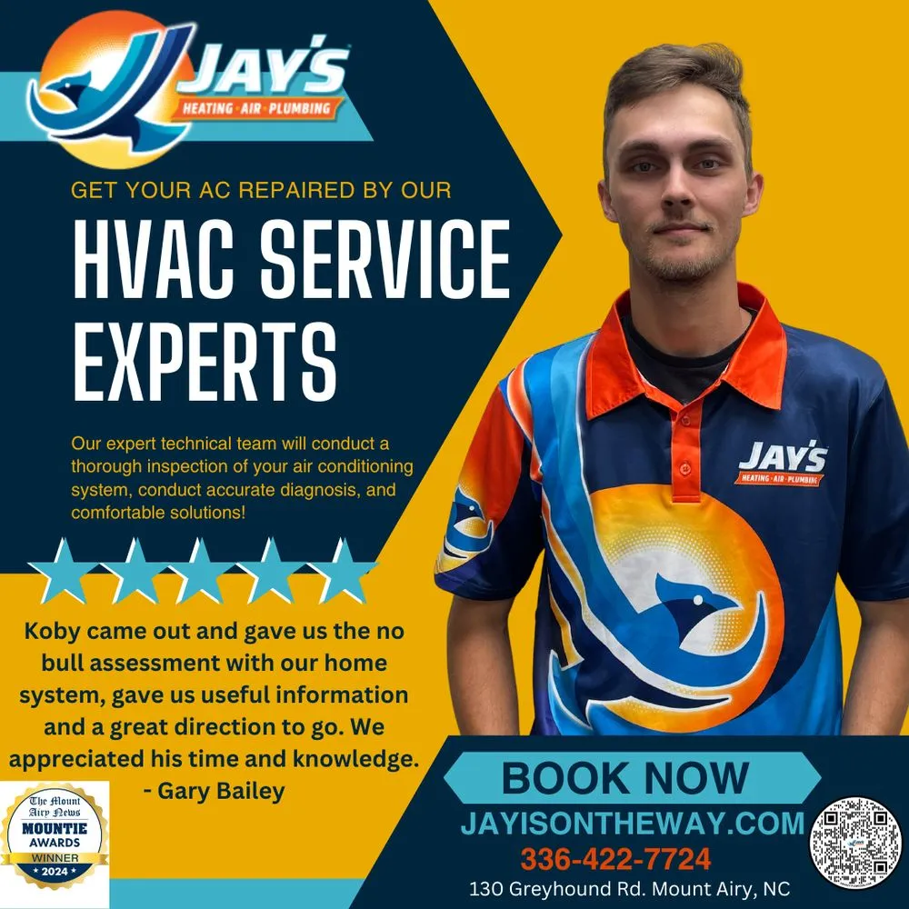 Slide of Jay's AC, Furnace & Plumbing Repair
