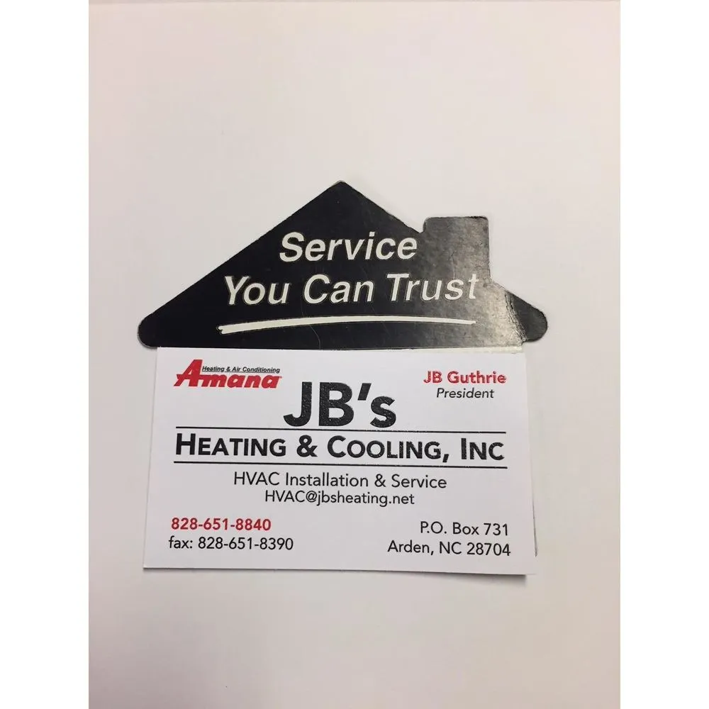 Expert HVAC maintenance in Arden, NC by JB'S Heating & Cooling