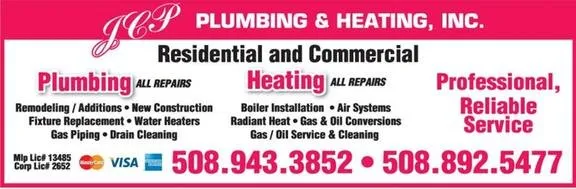 Slide of JCP Plumbing And Heating