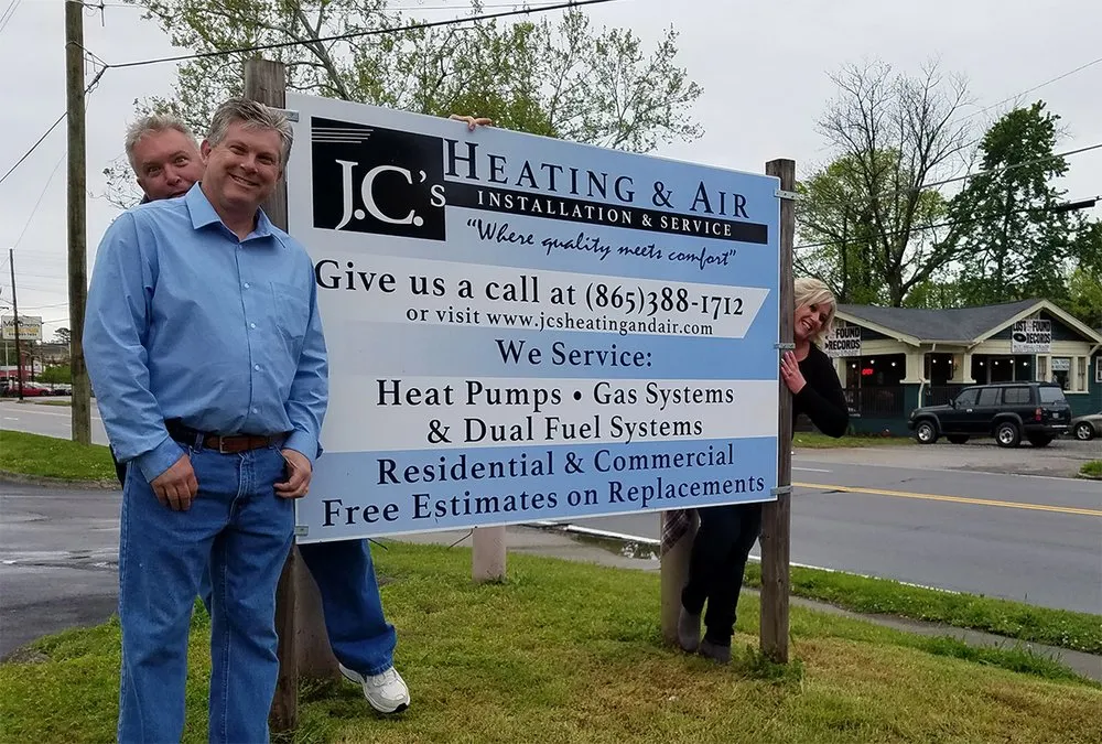 Slide of JCs Heating and Air