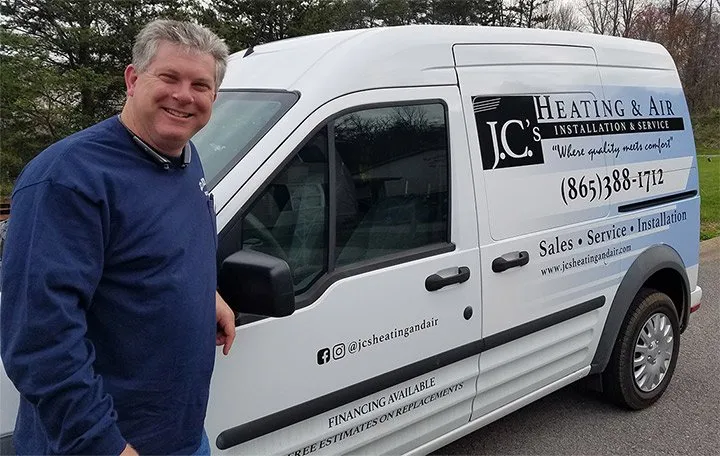 Slide of JCs Heating and Air