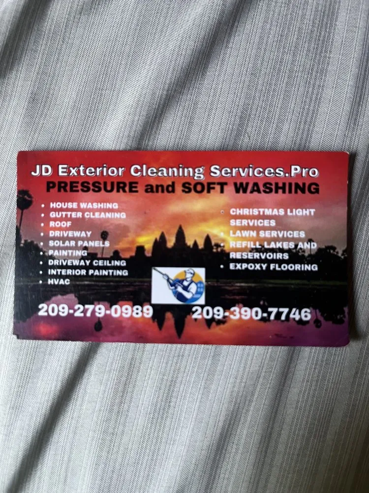 Slide of JD Exterior Cleaning Service