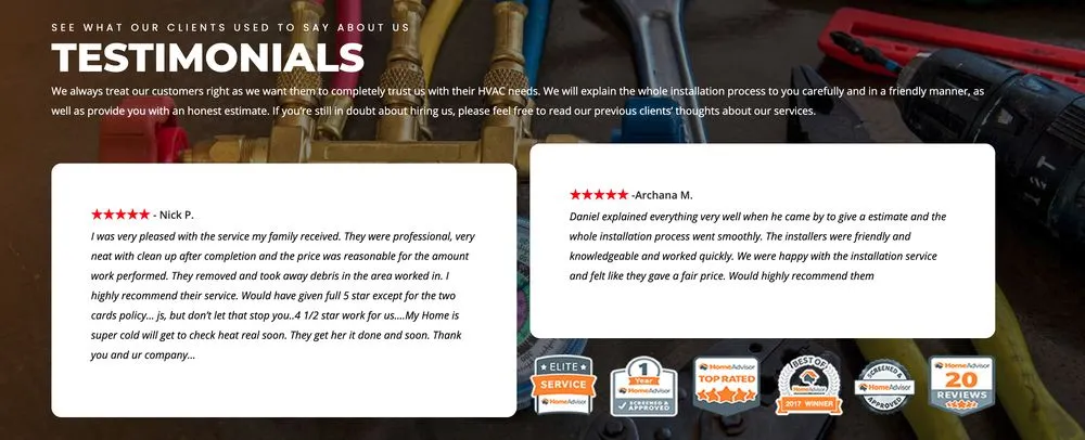 Slide of JDR A/C & Heating