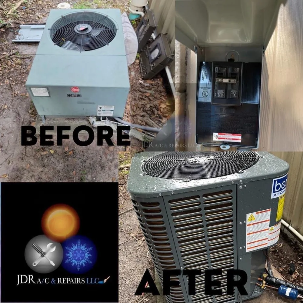 Slide of Jdr a/c & repairs