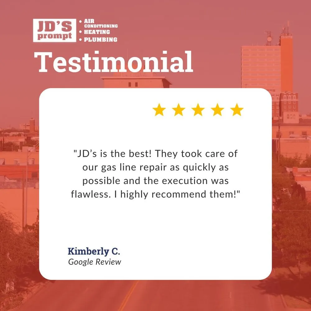 Slide of JD's Prompt Plumbing Heating & Air Conditioning