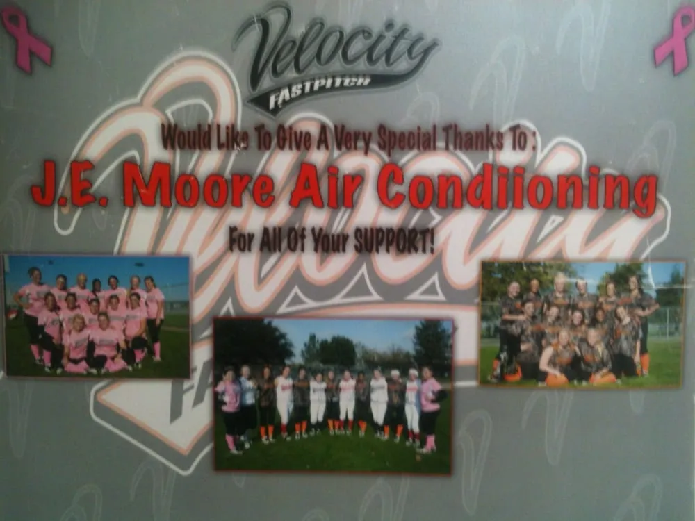 Slide of JE Moore Air Conditioning