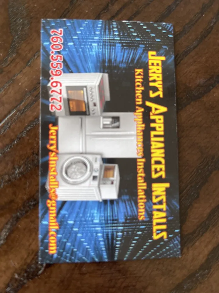 Slide of Jerrys apliances installers