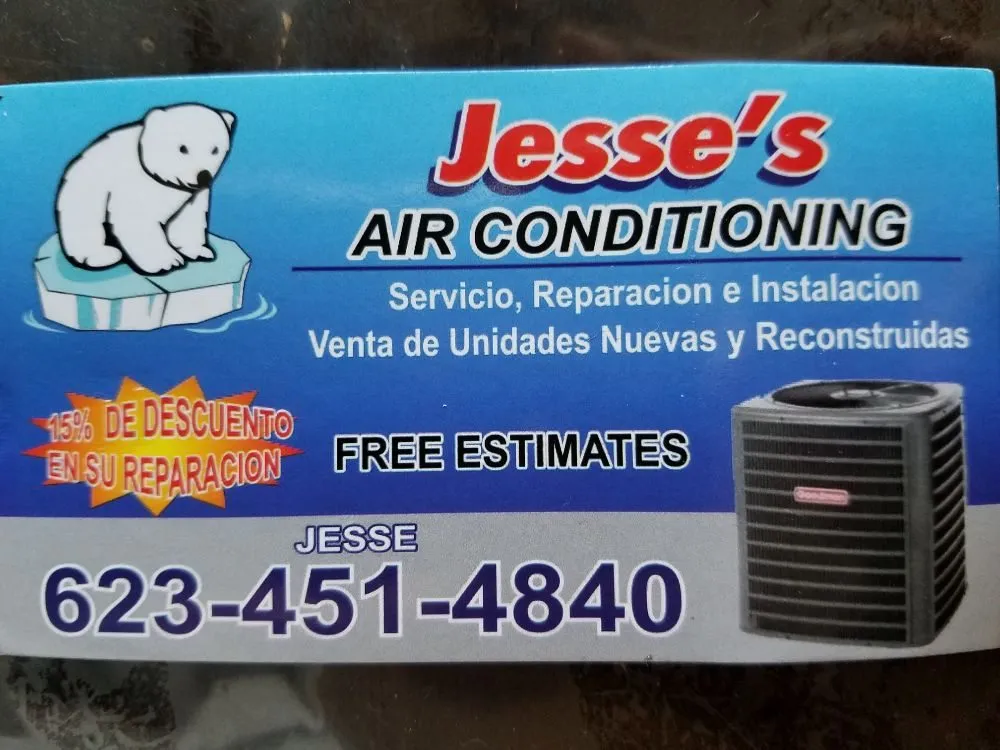 Slide of Jesse's air conditioning