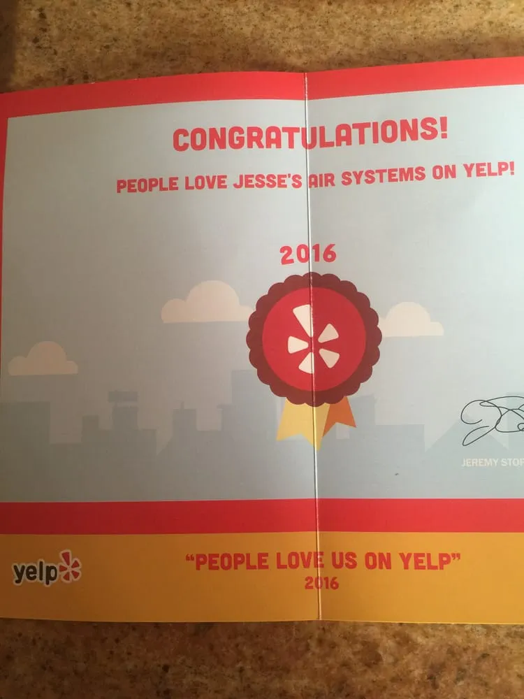 Slide of Jesse's Air Systems