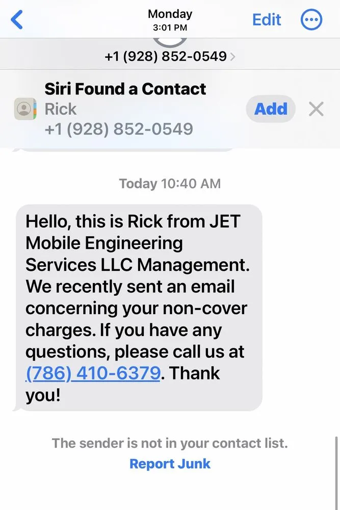 Slide of JET Mobile Engineering Services