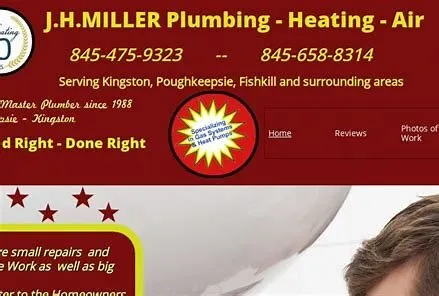 Slide of J.H Miller Plumbing-Heating- Air