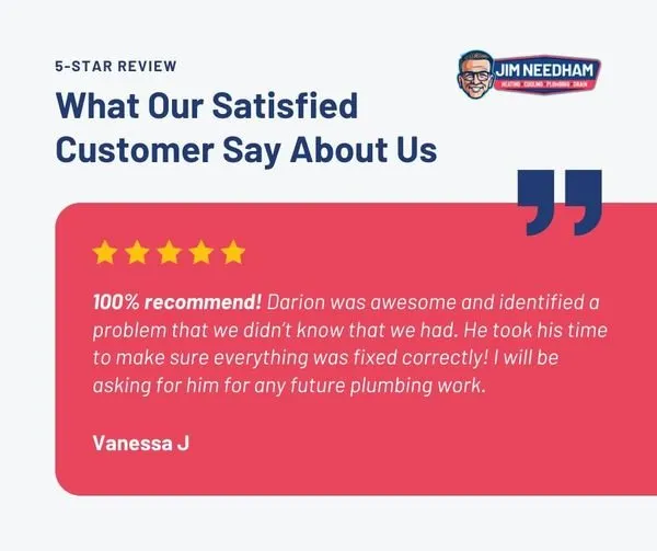 Slide of Jim Needham Heating Cooling Plumbing and Drain