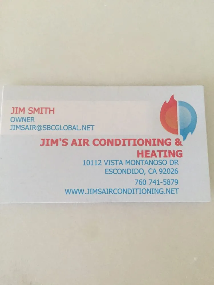 Slide of Jim's Air Conditioning and Heating