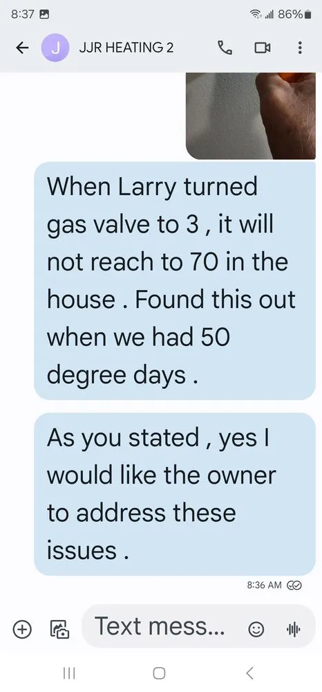 Slide of J.J.R. Heating & Cooling